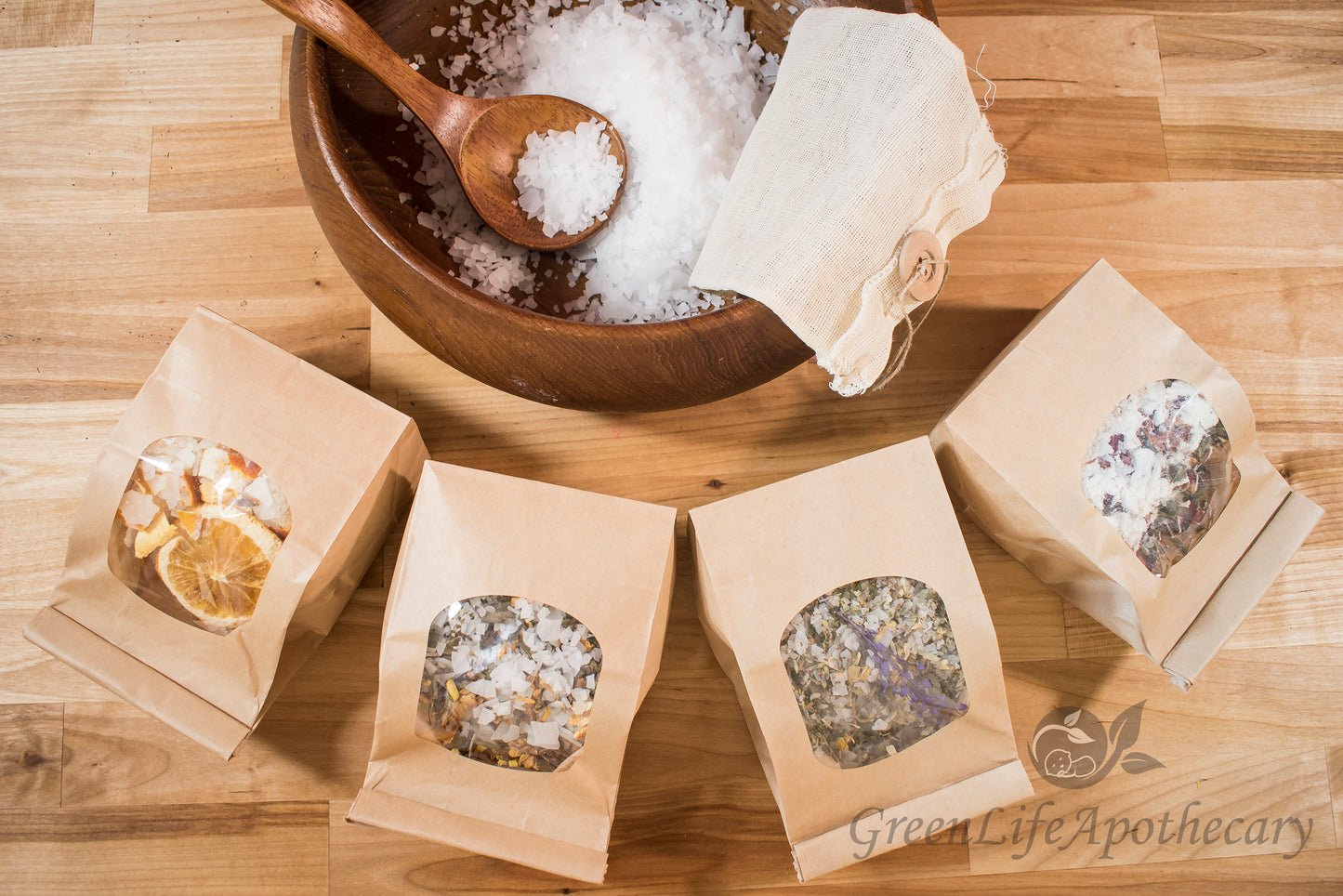 Herbal Bath Salts – Natural Soothing Bath Soak | Relaxation, stress relief, self-care, Aromatherapy Gift