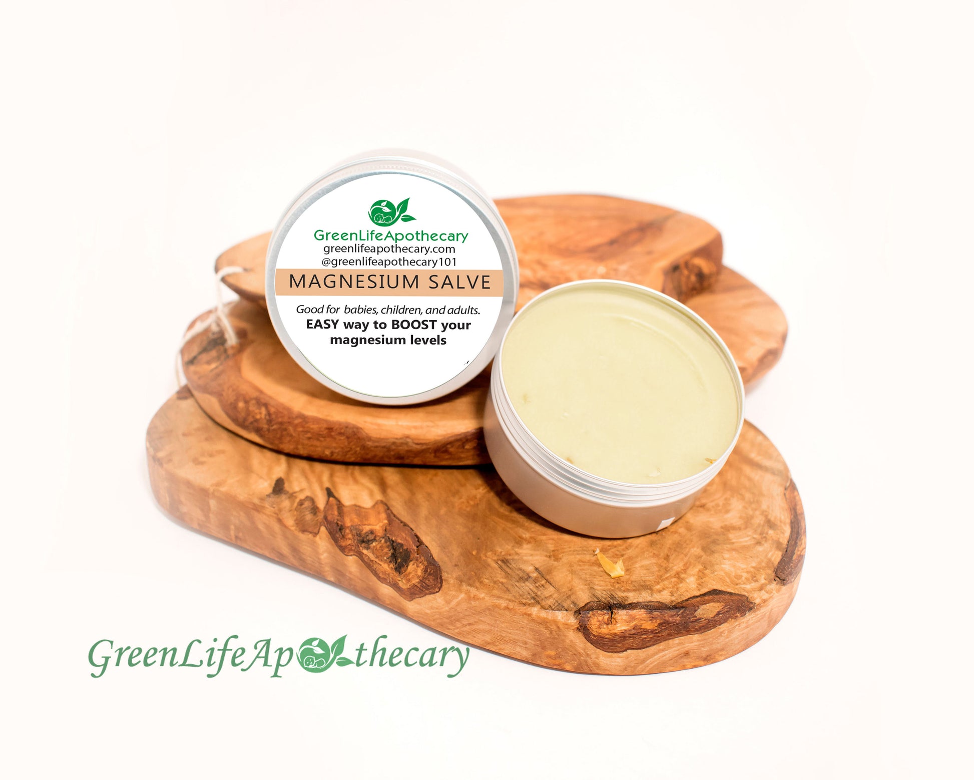 Our Magnesium Salve is designed to deeply moisturize dry, rough skin, this luxurious salve melts into the skin, leaving it feeling soft, smooth, and nourished. Helps boost magnesium through skin bypassing digestive system.