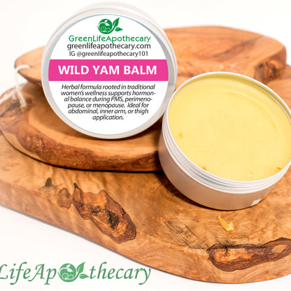 Wild Yam Balm – Herbal Hormonal Balance Support for Women | PMS, Perimenopause & Menopause Relief