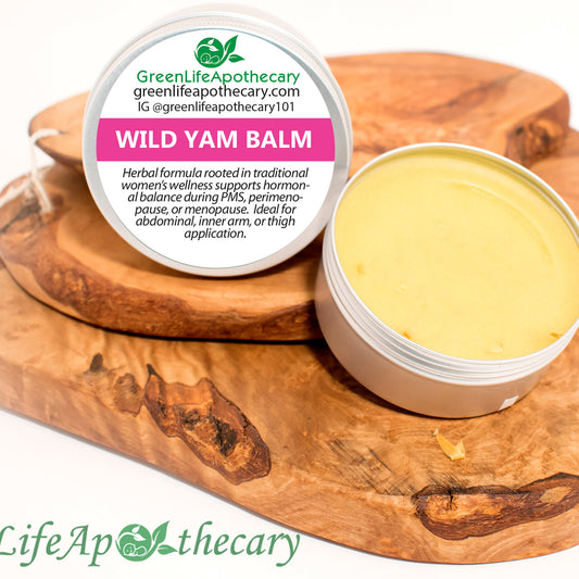 Wild Yam Balm – Herbal Hormonal Balance Support for Women | PMS, Perimenopause & Menopause Relief
