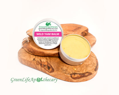 Wild Yam Balm – Herbal Hormonal Balance Support for Women | PMS, Perimenopause & Menopause Relief